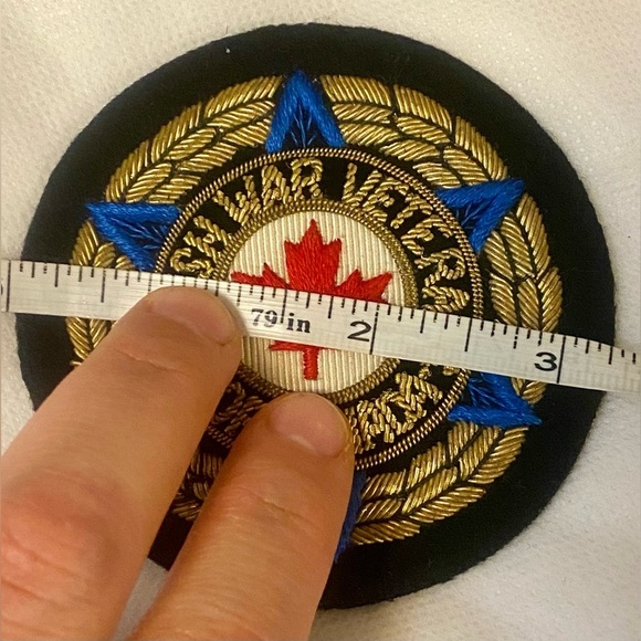 🏵️Canadian Veteran Patches with Maple Leaf. Jewish war veteran 🏵️ - Picture 3 of 3